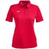 Custom Womens Tech™ Polo Red/ White