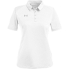 Custom Womens Tech™ Polo White/ Mod Grey