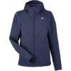 Custom Womens ColdGear® Infared Shield 2.0 Hooded Jacket Midnight Navy/ White