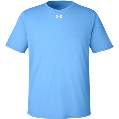 Custom Mens Team Tech™ T-Shirt Carolina Blue/ White