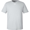 Custom Mens Team Tech™ T-Shirt Mod Grey Light Heather/ White