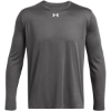 Custom Mens Team Tech™ Long Sleeve T-Shirt Castlerock/ White