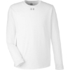 Custom Mens Team Tech™ Long Sleeve T-Shirt White/ Mod Grey