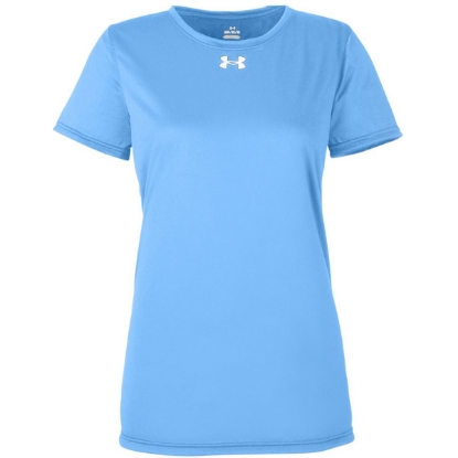 Custom Womens Team Tech™ T-Shirt Carolina Blue/ White