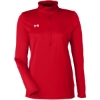 Custom Womens Team Tech™ Half-Zip Pullover Red/ White