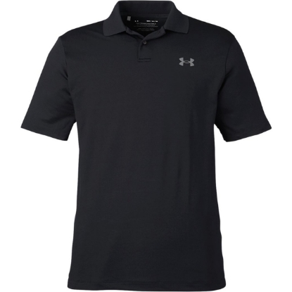 Custom Mens Performance 3.0 Golf Polo Black/ PTC Grey