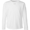 Custom Youth Tech™ Team Long Sleeve T-Shirt White/ Mod Grey