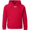 Custom Youth Rival Fleece Hooded Sweatshirt Red/ White