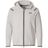 Custom Mens Unstoppable Fleece Full-Zip Summit White/ Black