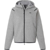 Custom Womens Unstoppable Fleece Full-Zip Jacket Mod Grey/ Black