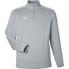Custom Mens Command 2.0 Quarter-Zip Pullover Mod Grey/ White
