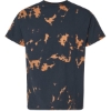 Custom Unisex Bleach Out Dyed T-Shirt Black
