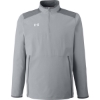Custom Mens Motivate 3.0 Quarter-Zip Pullover Mod Grey/ White