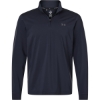 Custom Mens Drive Quarter-Zip Pullover Midnight Navy/ Castlerock