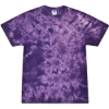 Custom Unisex Crystal Wash T-Shirt Crystal Purple