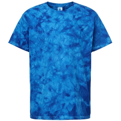 Custom Youth Crystal Wash T-Shirt Crystal Royal