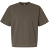 Custom Unisex Heavyweight Cotton Mid-Length Tee Mushroom