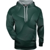 Custom Mens Warp Hooded Sweatshirt Forest