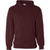 Custom Mens Performance Fleece Hooded Sweatshirt Maroon