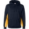 Custom Mens Performance Fleece Hooded Sweatshirt Navy/ Gold