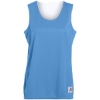 Custom Womens Reversible Wicking Tank Top Columbia Blue/ White