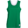 Custom Womens Reversible Wicking Tank Top Kelly/ White