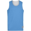 Custom Unisex Reversible Wicking Tank Top Columbia Blue/ White