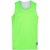 Custom Unisex Reversible Wicking Tank Top Lime/ White