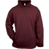 Custom Mens Performance Quarter-Zip Pullover Maroon