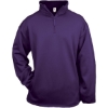 Custom Mens Performance Quarter-Zip Pullover Purple