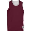 Custom Youth Reversible Wicking Tank Top Maroon/ White
