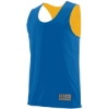 Custom Youth Reversible Wicking Tank Top Royal/ Gold