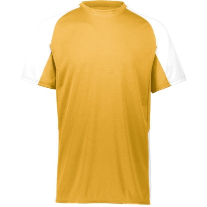 Custom Youth Cutter Jersey Athletic Gold/ White