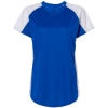 Custom Womens Cutter Jersey Royal/ White