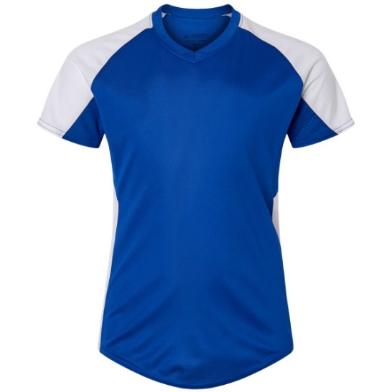 Custom Girls Cutter Jersey Royal/ White