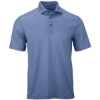 Custom Mens Derby Sublimated Heathered Polo Blue Heather