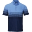 Custom Mens Belmont Sublimated Heathered Polo Blue Heather