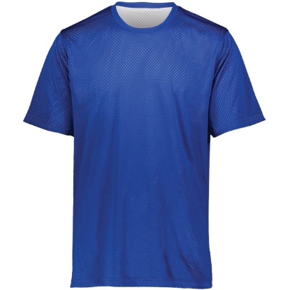 Custom Youth Mesh Reversible Jersey Royal/ White