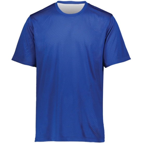 Custom Youth Mesh Reversible Jersey Royal/ White