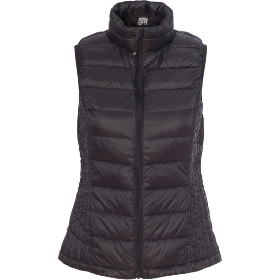 Custom Womens 32 Degrees Packable Down Vest Black