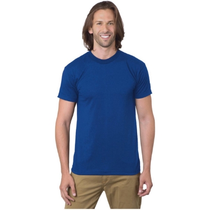Custom Unisex USA-Made 50/50 T-Shirt Royal Blue