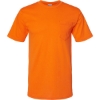Custom Unisex USA-Made 50/50 Pocket T-Shirt Safety Orange