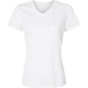 Custom Womens Nexgen Performance V-Neck T-Shirt White
