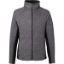 Custom Mens Constant Full-Zip Sweater Fleece Jacket Black Heather/ Black