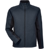 Custom Mens Constant Full-Zip Sweater Fleece Jacket Frontier/ Black