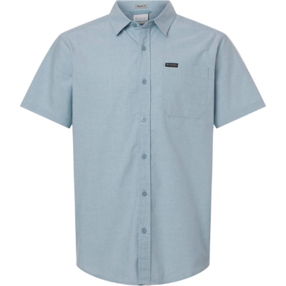 Custom Mens Rapid Rivers™ Novelty Short Sleeve Shirt Ripple Blue