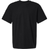 Custom Unisex Pique Mockneck Tee Black