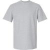 Custom Unisex Pique Mockneck Tee Heather Grey