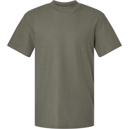 Custom Unisex Pique Mockneck Tee Lieutenant