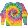 Custom Unisex Tie-Dyed Long Sleeve T-Shirt Saturn